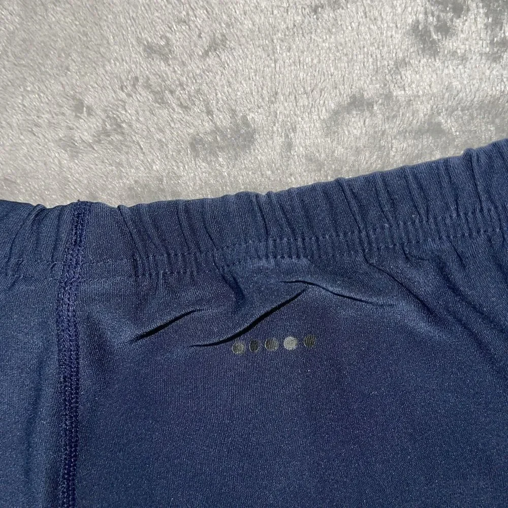 Nike Alpha Project Pants Womens Sz L Compression Blue Athletic Drawstring Tights